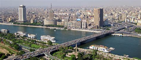 Google Map of Cairo, capital city of Egypt .